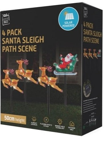 SOLAR SLEIGH/TRAIN PVC LASER STAKES 50cm