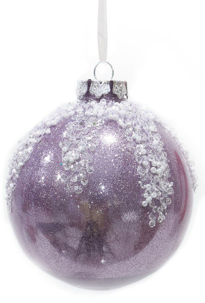 SNOWCAPPED PEARL BAUBLE