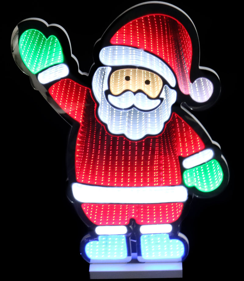 56cm LED INFINITY SANTA LIGHT PANEL