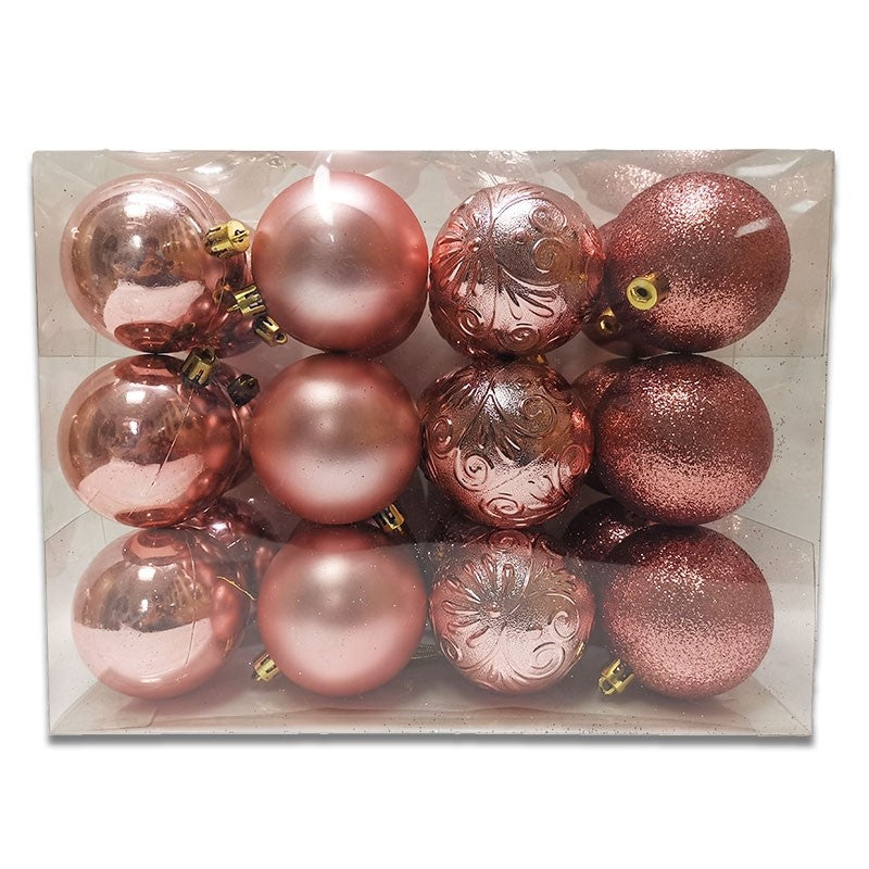 70mm x 24pc BAUBLE BARREL - ROSE GOLD